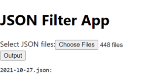 Json filter App